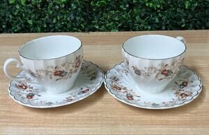 Johnson Bros Tea Cup with Saucer set of 2